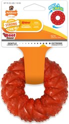 Nylabone Strong Chew Ring Braided Chew Toy for Dogs Beef, Medium