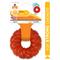 Show in main carousel: Nylabone Strong Chew Ring Braided Chew Toy for Dogs Beef, Medium slide 9 of 13