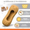 Show in main carousel: Nylabone Strong Rubber Allergen-Free Peanut Butter Flavor Tough Dog Treat Toy, Brown, Medium/Wolf slide 5 of 12