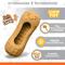 Show in main carousel: Nylabone Strong Rubber Allergen-Free Peanut Butter Flavor Tough Dog Treat Toy, Brown, Medium/Wolf slide 5 of 12
