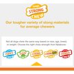 Show in main carousel: Nylabone Strong Rubber Allergen-Free Peanut Butter Flavor Tough Dog Treat Toy, Brown, Medium/Wolf slide 9 of 12