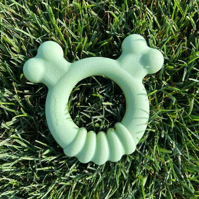 Show full view: Nylabone Teething Ring Puppy Chew Toy, Green slide 8 of 13