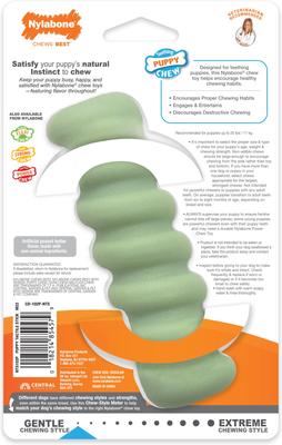 Show full view: Nylabone Teething Stick Puppy Chew Toy, Green slide 10 of 14