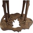 Show in main carousel: Oakland Living Handmade Metal Crane Lily Bird Bath, Antique Bronze slide 5 of 7
