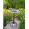 Show in main carousel: Oakland Living Handmade Metal Sunflower Bird Bath, Antique Pewter slide 1 of 6