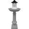 Show in main carousel: Oakland Living Modern Round Cast Bird Bath & Feeder Combo, Grey, 40-in slide 2 of 6