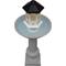 Show in main carousel: Oakland Living Modern Round Cast Bird Bath & Feeder Combo, Grey, 40-in slide 4 of 6