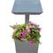 Show in main carousel: Oakland Living Modern Square Cast Bird Bath & Planter Vase Combo, Grey, 35-in slide 4 of 9