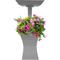 Show in main carousel: Oakland Living Modern Square Cast Bird Bath & Planter Vase Combo, Grey, 40-in slide 1 of 8