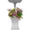 Show in main carousel: Oakland Living Modern Square Cast Bird Bath & Planter Vase Combo, White, 40-in slide 1 of 8