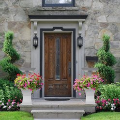 Oakland Living Modern Square Cast Bird Bath & Planter Vase Combo, White, 40-in slide 2 of 8
