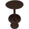 Show in main carousel: Oakland Living Ornate Round Cast Bird Bath & Planter Vase Combo, Brown, 35-in slide 4 of 6