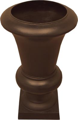 Show full view: Oakland Living Ornate Round Cast Bird Bath & Planter Vase Combo, Brown, 40-in slide 7 of 8