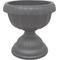 Show in main carousel: Oakland Living Ornate Round Cast Bird Bath & Planter Vase Combo, Grey, 35-in slide 5 of 6
