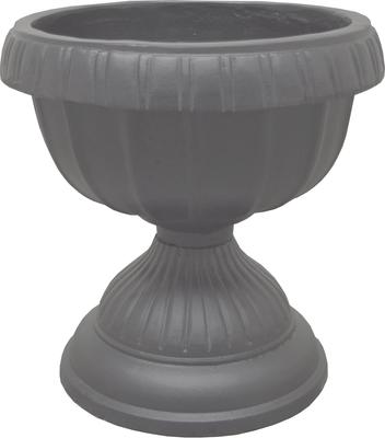 Show full view: Oakland Living Ornate Round Cast Bird Bath & Planter Vase Combo, Grey, 35-in slide 5 of 6