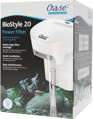 Show full view: OASE Indoor Aquatics Biostyle 20 Fish Filter, White slide 2 of 6