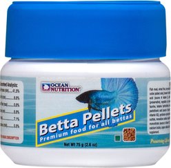 Ocean Nutrition Betta Pellets Fish Food, 2.65-oz jar