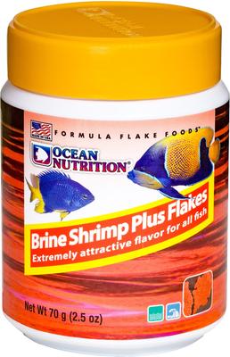 Show full view: Ocean Nutrition Brine Shrimp Plus Flake Fish Food, 2.5-oz jar slide 4 of 5