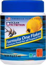 Ocean Nutrition Formula One Flake Fish Food, 2.5-oz jar