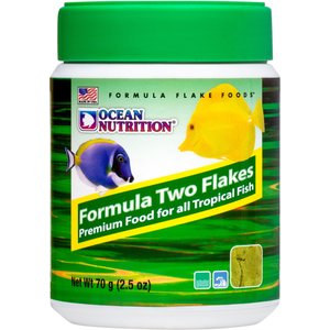 Ocean Nutrition Formula Two Flake Fish Food, 2.5-oz jar