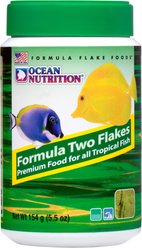 Ocean Nutrition Formula Two Flake Fish Food, 5.5-oz jar
