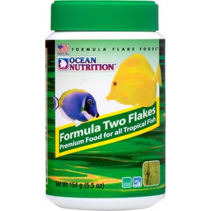 Ocean Nutrition Formula Two Flake Fish Food, 5.5-oz jar