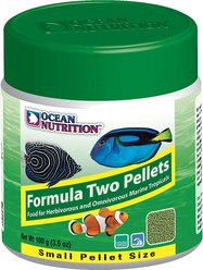 Ocean Nutrition Formula Two Pellets Small Fish Food, 3.5-oz jar
