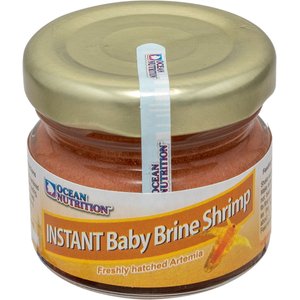 Ocean Nutrition Instant Baby Brine Shrimp Fish Food, 0.7-oz jar