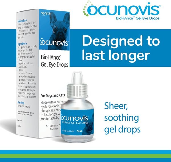 Domes Pharma Ocunovis BioHance Eye Drops for Dogs & Cats