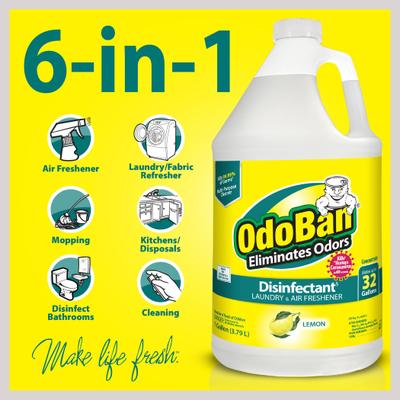 Show full view: OdoBan Concentrate Lemon Disinfectant, 1-gal slide 5 of 9