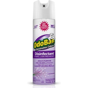 OdoBan Disinfectant Fabric & Air Freshener Lavender Spray, 14.6-fl oz bottle
