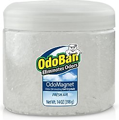 OdoBan OdoMagnet Odor Eliminator Fresh Air Gel Crystals Deodorizer, 14-oz jar slide 1 of 4