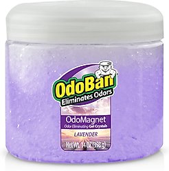 OdoBan OdoMagnet Odor Eliminator Lavender Gel Crystals Deodorizer, 14-oz jar