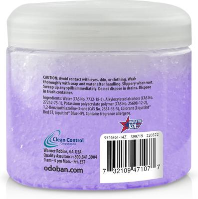 Show full view: OdoBan OdoMagnet Odor Eliminator Lavender Gel Crystals Deodorizer, 14-oz jar slide 2 of 5