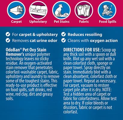 Show full view: OdoBan Pet Oxy Stain Remover, 32-fl oz bottle slide 6 of 9