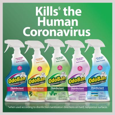 Show full view: OdoBan Ready-to-Use Fresh Linen Disinfectant Spray, 32-fl oz bottle slide 4 of 7