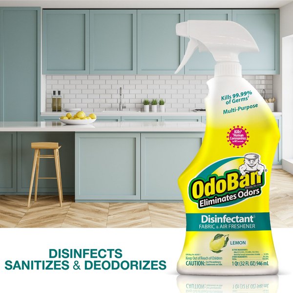 OdoBan Ready-to-Use Lemon Disinfectant Spray