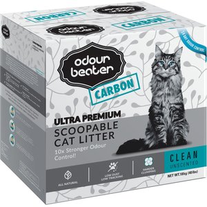 Odour Beater Carbon Unscented Cat Litter, 40-lb bag