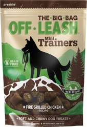 Off Leash Mini Trainers Grilled Chicken Soft & Chewy Dog Treats, 12-oz pouch