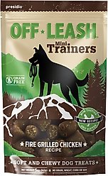 Off Leash Mini Trainers Grilled Chicken Soft & Chewy Dog Treats, 5-oz pouch slide 1 of 4