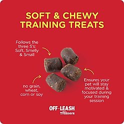Off Leash Mini Trainers Roasted Peanut Soft & Chewy Dog Treats, 12-oz pouch slide 2 of 4