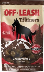Off Leash Mini Trainers Smoky Beef Soft & Chewy Dog Treats, 5-oz pouch slide 1 of 4