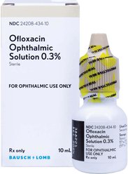 Ofloxacin (Generic) Ophthalmic Solution 0.3%, 10-mL