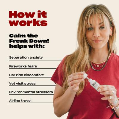 Show full view: OH NORMAN CALM THE EFF DOWN! Calming Supplement for Dogs, 1-fl oz bottle slide 4 of 12