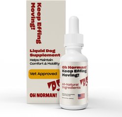 OH NORMAN KEEP EFFING MOVING! Joint Supplement for Dogs, 1-fl oz bottle