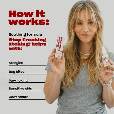 Show full view: OH NORMAN STOP EFFING ITCHING! Anti-Itch Supplement for Dogs, 1-fl oz bottle slide 4 of 11