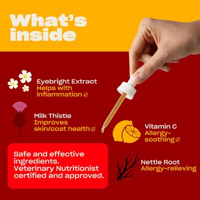 Show full view: OH NORMAN STOP EFFING ITCHING! Anti-Itch Supplement for Dogs, 1-fl oz bottle slide 3 of 11