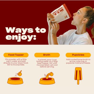 Show full view: OH NORMAN WTF Beef High Protein Dog Food Topper, 7.05-oz pouch slide 5 of 11