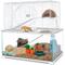 Show in main carousel: OiiBO 3 Tiers Glass Small Pet Cage, White, 15-gal slide 1 of 8