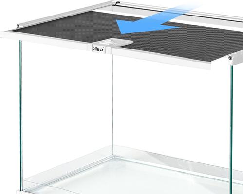 Show full view: OiiBO Glass Reptile Tank Terrarium, 15-gal, White slide 3 of 7